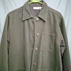 Christopher And Banks Womens Ladies Medium Button Up Trench Coat